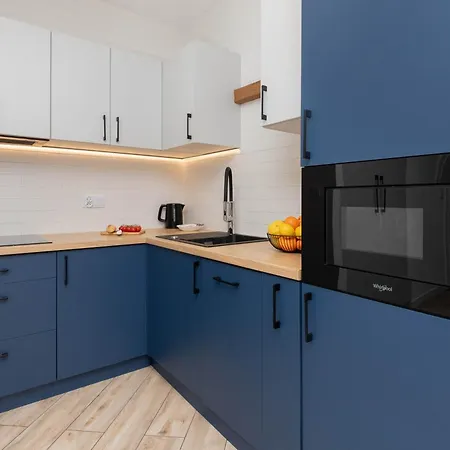 Appartement Old Town Aesthetic Deep Blue In By Renters Gdańsk